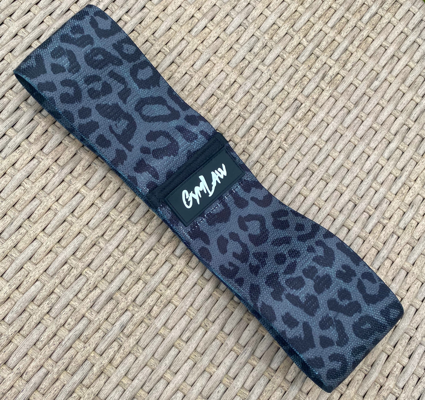 Black Leopard Medium Resistance Band