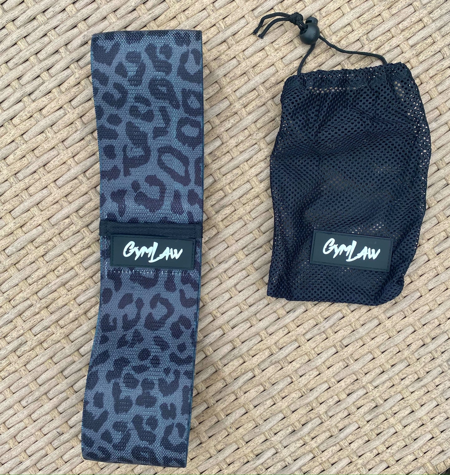 Black Leopard Medium Resistance Band