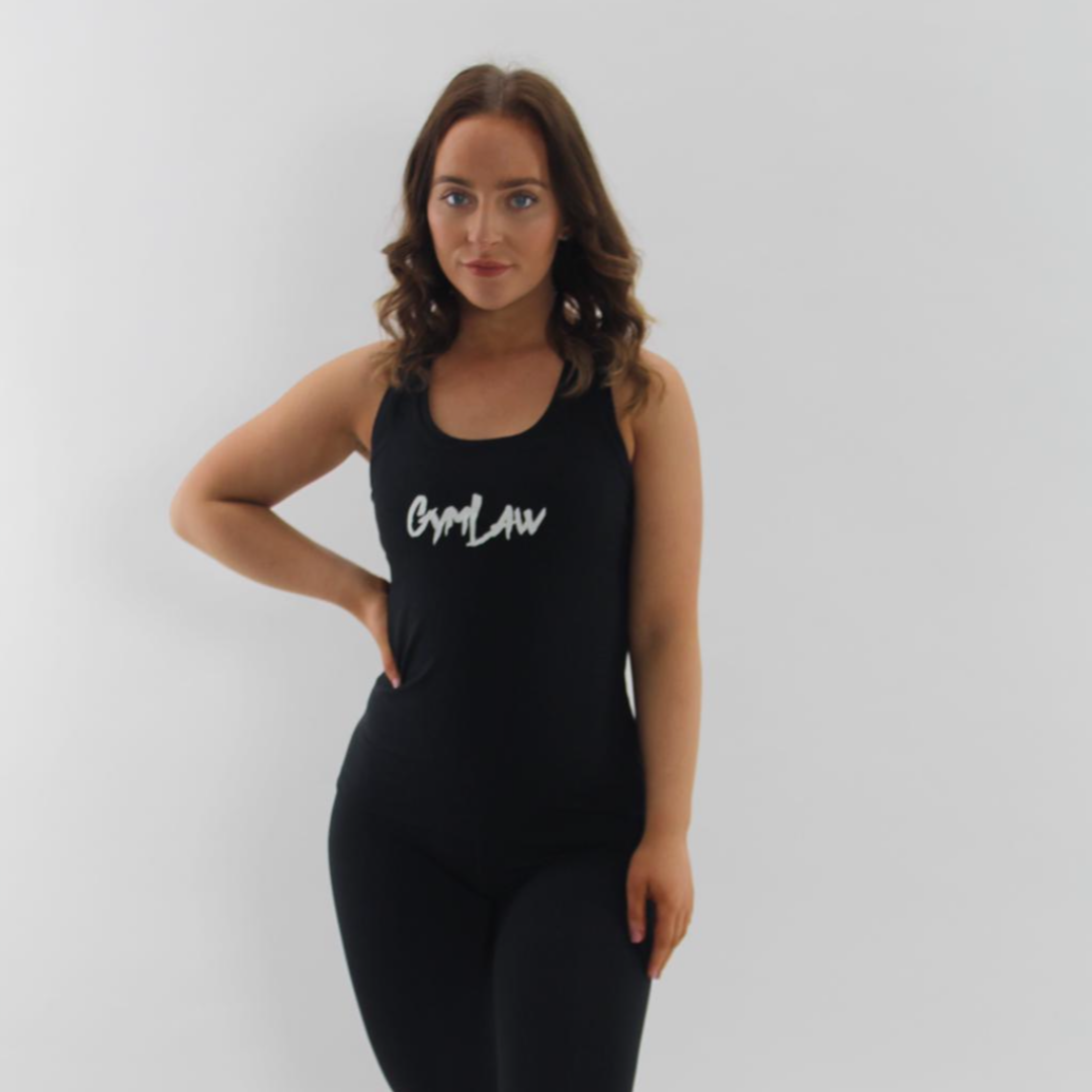 Black Racer Vest Top