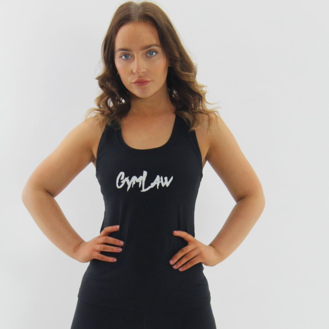 Black Racer Vest Top