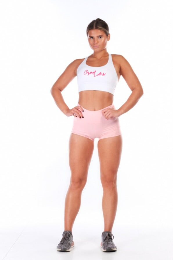 Pink Scrunch Bum Shorts